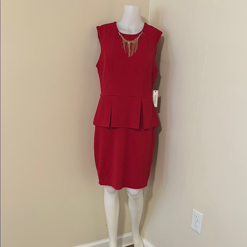 Biscotti Red Mini Dress